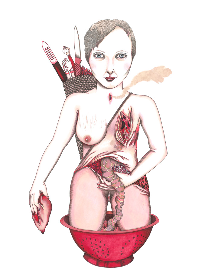 chirurgie personnelle - Illustration du livre La garde-robe. Edition Thierry Magnier_2010